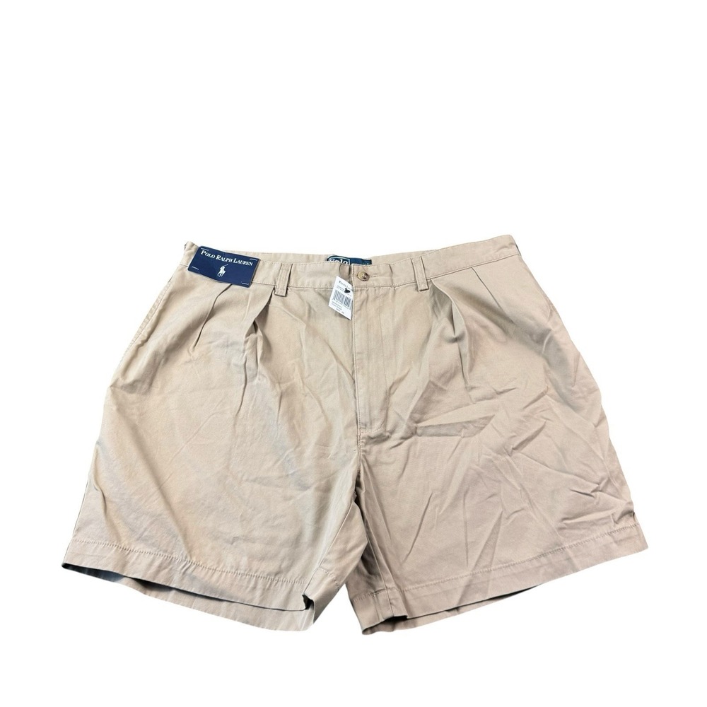 Polo Ralph Lauren Brown Andrew Short Pleated Chino Short Size 38 NWT